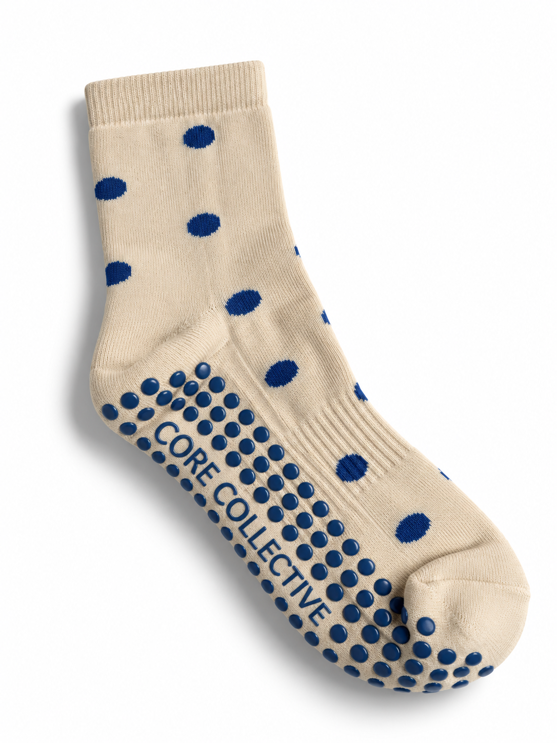 Core Collective polka dot grip socks